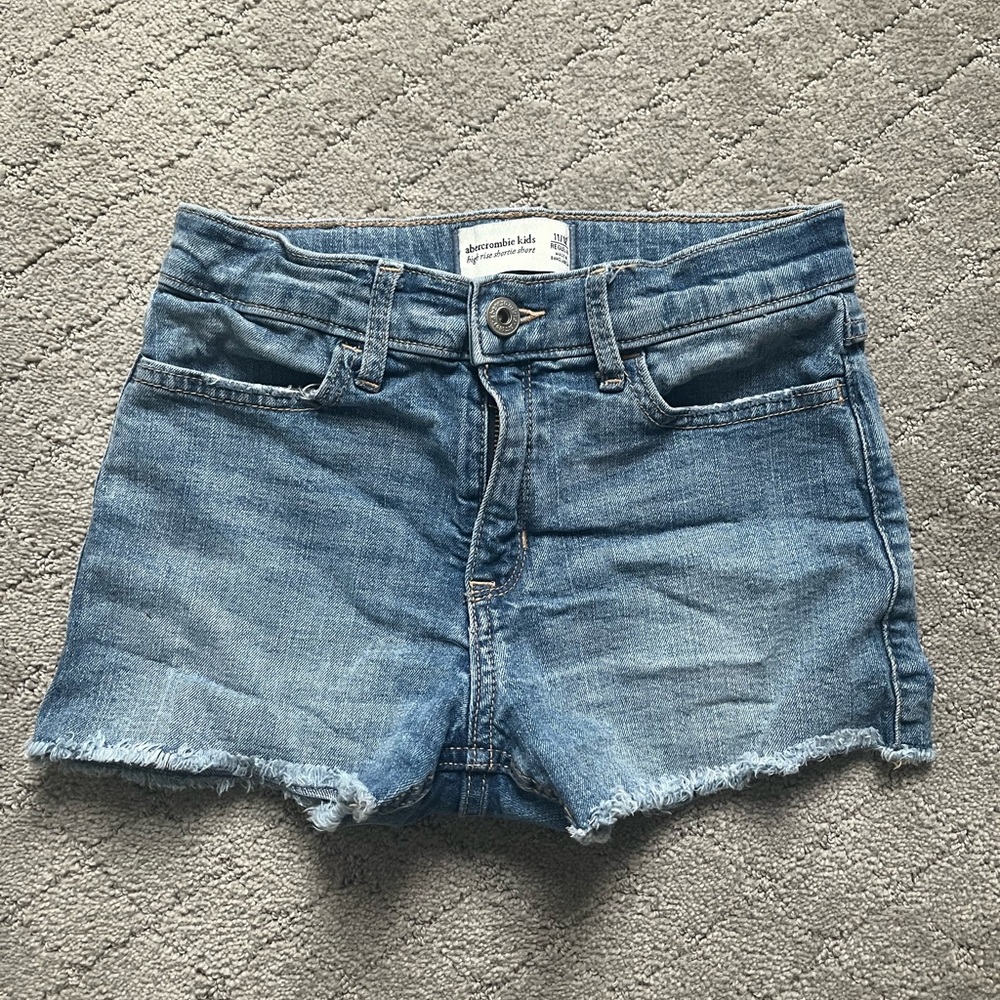 Abercrombie kids jean shorts